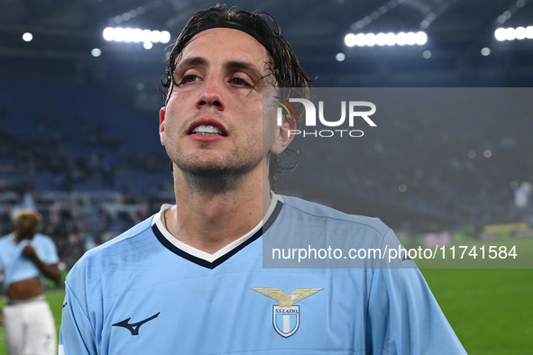 Luca Pellegrini of S.S. Lazio participates in the 11th day of the Serie A Championship between S.S. Lazio and Cagliari Calcio at the Olympic...