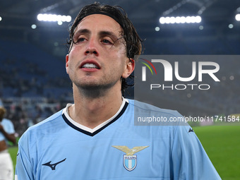 Luca Pellegrini of S.S. Lazio participates in the 11th day of the Serie A Championship between S.S. Lazio and Cagliari Calcio at the Olympic...