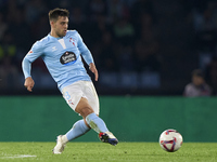 Fran Beltran of RC Celta de Vigo is in action during the La Liga EA Sports match between RC Celta de Vigo and Getafe CF at Estadio Abanca Ba...