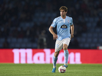 Marcos Alonso of RC Celta de Vigo plays during the La Liga EA Sports match between RC Celta de Vigo and Getafe CF at Estadio Abanca Balaidos...