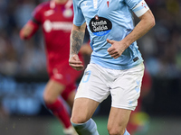 Iago Aspas of RC Celta de Vigo is in action during the La Liga EA Sports match between RC Celta de Vigo and Getafe CF at Estadio Abanca Bala...