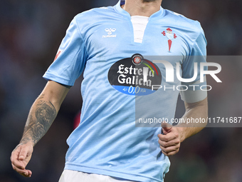 Iago Aspas of RC Celta de Vigo reacts during the La Liga EA Sports match between RC Celta de Vigo and Getafe CF at Estadio Abanca Balaidos i...