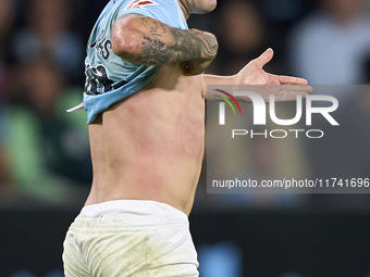 Iago Aspas of RC Celta de Vigo reacts during the La Liga EA Sports match between RC Celta de Vigo and Getafe CF at Estadio Abanca Balaidos i...