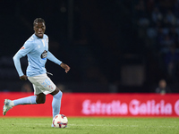 Ilaix Moriba of RC Celta de Vigo is in action during the La Liga EA Sports match between RC Celta de Vigo and Getafe CF at Estadio Abanca Ba...