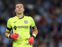 David Soria of Getafe CF looks on during the La Liga EA Sports match between RC Celta de Vigo and Getafe CF at Estadio Abanca Balaidos in Vi...