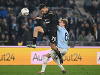 Gianluca Gaetano of Cagliari Calcio and Nicolo Rovella of S.S. Lazio are in action during the 11th day of the Serie A Championship between S...