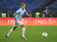 Nicolo Rovella of S.S. Lazio is in action during the 11th day of the Serie A Championship between S.S. Lazio and Cagliari Calcio at the Olym...