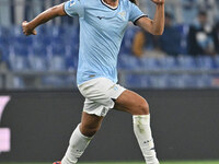 Matteo Guendouzi of S.S. Lazio is in action during the 11th day of the Serie A Championship between S.S. Lazio and Cagliari Calcio at the Ol...