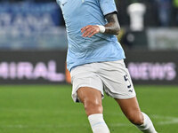 Matias Vecino of S.S. Lazio is in action during the 11th day of the Serie A Championship between S.S. Lazio and Cagliari Calcio at the Olymp...