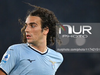 Matteo Guendouzi of S.S. Lazio participates in the 11th day of the Serie A Championship between S.S. Lazio and Cagliari Calcio at the Olympi...