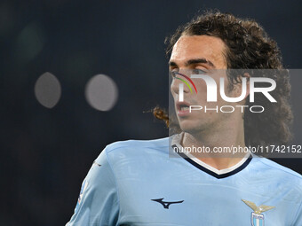 Matteo Guendouzi of S.S. Lazio participates in the 11th day of the Serie A Championship between S.S. Lazio and Cagliari Calcio at the Olympi...