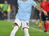 Mattia Zaccagni of S.S. Lazio is in action during the 11th day of the Serie A Championship between S.S. Lazio and Cagliari Calcio at the Oly...