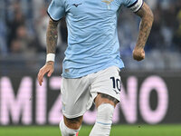 Mattia Zaccagni of S.S. Lazio is in action during the 11th day of the Serie A Championship between S.S. Lazio and Cagliari Calcio at the Oly...