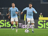 Matias Vecino of S.S. Lazio and Valentin Castellanos of S.S. Lazio are in action during the 11th day of the Serie A Championship between S.S...