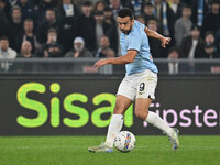 Pedro of S.S. Lazio is in action during the 11th day of the Serie A Championship between S.S. Lazio and Cagliari Calcio at the Olympic Stadi...