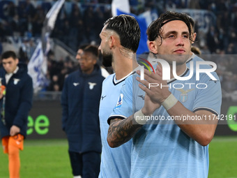 Luca Pellegrini of S.S. Lazio participates in the 11th day of the Serie A Championship between S.S. Lazio and Cagliari Calcio at the Olympic...