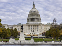 A view of the US Capitol in Washington DC, United States, on November 4, 2024, ahead of the US Presidential Election. (