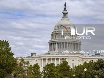 A view of the US Capitol in Washington DC, United States, on November 4, 2024, ahead of the US Presidential Election. (