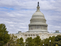 A view of the US Capitol in Washington DC, United States, on November 4, 2024, ahead of the US Presidential Election. (