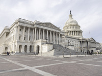 A view of the US Capitol in Washington DC, United States, on November 4, 2024, ahead of the US Presidential Election. (