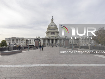 A view of the US Capitol in Washington DC, United States, on November 4, 2024, ahead of the US Presidential Election. (