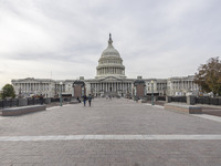 A view of the US Capitol in Washington DC, United States, on November 4, 2024, ahead of the US Presidential Election. (