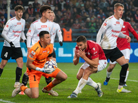 A Betclic 1 Liga game takes place between Wisla Krakow and GKS Tychy in Krakow, Poland, on November 4, 2024. This Polish football first leag...