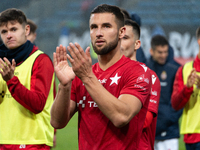 Lukasz Zwolinski stands after the game between Wisla Krakow and GKS Tychy in Krakow, Poland, on November 4, 2024. This is a Betclic 1 Liga,...