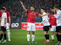 Lukasz Zwolinski participates in the game between Wisla Krakow and GKS Tychy in Krakow, Poland, on November 4, 2024. This is a Betclic 1 Lig...