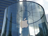 The Apple logo is in Shanghai, China, on November 5, 2024. According to reports, Apple launches a program codenamed Atlas aimed at exploring...