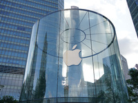 The Apple logo is in Shanghai, China, on November 5, 2024. According to reports, Apple launches a program codenamed Atlas aimed at exploring...