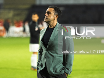 Alessandro Lamberti is the chairman of Cavese during the Serie C match between Cavese and Foggia at Stadio Simonetta Lamberti in Cava de'Tir...