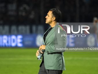 Alessandro Lamberti is the chairman of Cavese during the Serie C match between Cavese and Foggia at Stadio Simonetta Lamberti in Cava de'Tir...