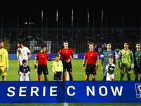 The players enter during the Serie C match between Cavese and Foggia at Stadio Simonetta Lamberti in Cava de'Tirreni, Italy, on November 4,...