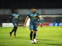 Giuseppe Fella of Cavese plays during the Serie C match between Cavese and Foggia at Stadio Simonetta Lamberti in Cava de'Tirreni, Italy, on...