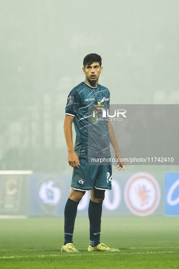 Gianluca Vigliotti of Cavese participates in the Serie C match between Cavese and Foggia at Stadio Simonetta Lamberti in Cava de'Tirreni, It...