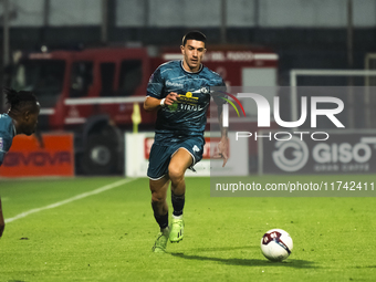 Benedetto Barba of Cavese plays during the Serie C match between Cavese and Foggia at Stadio Simonetta Lamberti in Cava de'Tirreni, Italy, o...