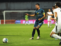 Giuseppe Fella of Cavese plays during the Serie C match between Cavese and Foggia at Stadio Simonetta Lamberti in Cava de'Tirreni, Italy, on...