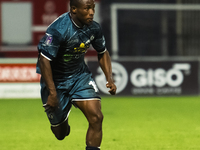 Adama Diarrassouba of Cavese plays during the Serie C match between Cavese and Foggia at Stadio Simonetta Lamberti in Cava de'Tirreni, Italy...