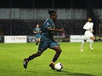 Adama Diarrassouba of Cavese plays during the Serie C match between Cavese and Foggia at Stadio Simonetta Lamberti in Cava de'Tirreni, Italy...