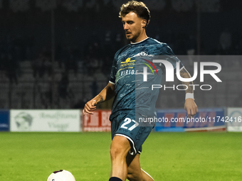 Ciro Loreto of Cavese participates in the Serie C match between Cavese and Foggia at Stadio Simonetta Lamberti in Cava de'Tirreni, Italy, on...