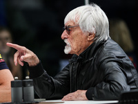 Bernie Ecclestone, former CEO of Formula One Group, poses for a portrait during the Formula 1 Grand Prix of Brazil at Autodromo Jose Carlos...