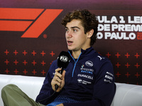 Franco Colapinto of Williams Racing poses for a portrait during the Formula 1 Grand Prix of Brazil at Autodromo Jose Carlos Pace in Sao Paul...