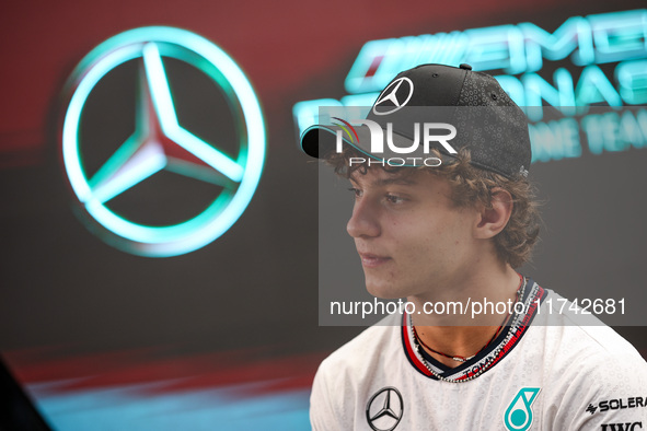 Kimi Antonelli of the Mercedes AMG F1 Team W15 poses for a portrait during the Formula 1 Grand Prix of Brazil at Autodromo Jose Carlos Pace...