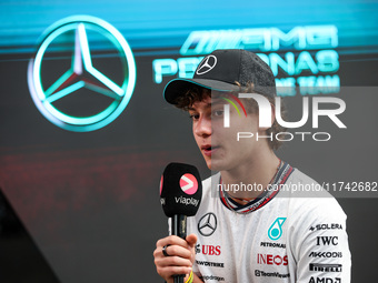 Kimi Antonelli of the Mercedes AMG F1 Team W15 poses for a portrait during the Formula 1 Grand Prix of Brazil at Autodromo Jose Carlos Pace...