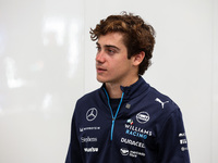 Franco Colapinto of Williams Racing poses for a portrait during the Formula 1 Grand Prix of Brazil at Autodromo Jose Carlos Pace in Sao Paul...