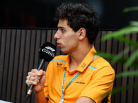 Gabriel Bortoleto of the McLaren F1 Team poses for a portrait during the Formula 1 Grand Prix of Brazil at Autodromo Jose Carlos Pace in Sao...