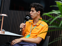 Gabriel Bortoleto of the McLaren F1 Team poses for a portrait during the Formula 1 Grand Prix of Brazil at Autodromo Jose Carlos Pace in Sao...