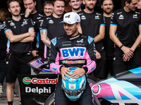 Pierre Gasly of the Alpine F1 Team A524 poses for a portrait during the Formula 1 Grand Prix of Brazil at Autodromo Jose Carlos Pace in Sao...