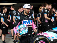 Pierre Gasly of the Alpine F1 Team A524 poses for a portrait during the Formula 1 Grand Prix of Brazil at Autodromo Jose Carlos Pace in Sao...